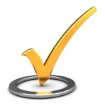 Verified check mark icon symbolizing quality assurance and service reliability